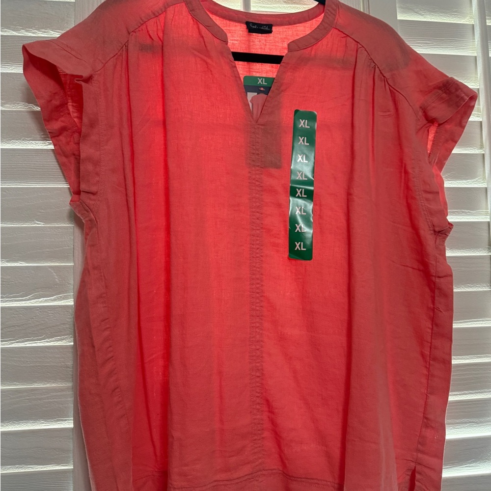 Splendid Coral Women's Top